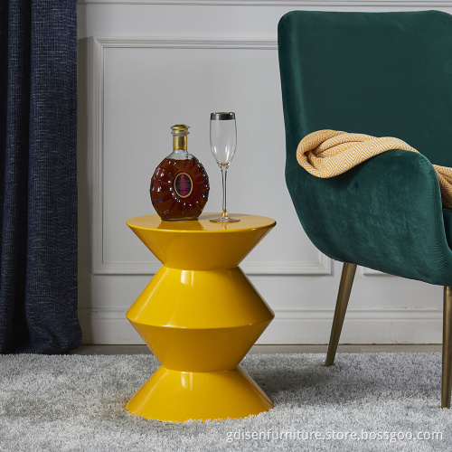 Fiberglass tea small cesar side table gloss table